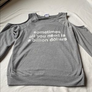 Cold shoulder long sleeve